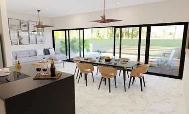 CASA EN PRE-VENTA DE TRES PLANTAS EN SENDEROS NORTE MAYAKOBA, PLAYA DEL CARMEN.