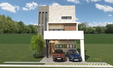 CASA EN PRE-VENTA DE TRES PLANTAS EN SENDEROS NORTE MAYAKOBA, PLAYA DEL CARMEN.