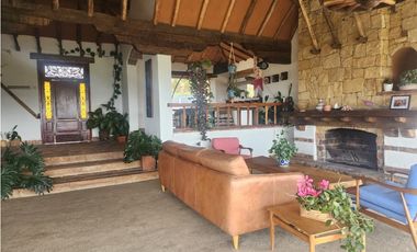 VENTA O ARRIENDO CASA CAMPESTRE UN PISO SOPO