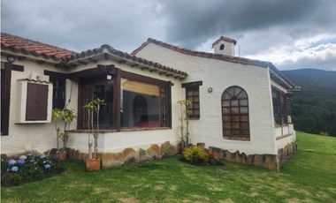 VENTA O ARRIENDO CASA CAMPESTRE UN PISO SOPO