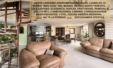 venta apartamento Medellin laureles teresita penthouse duplex lujo