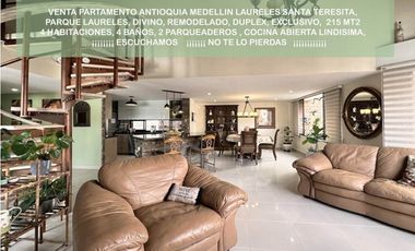 venta apartamento Medellin laureles teresita penthouse duplex lujo