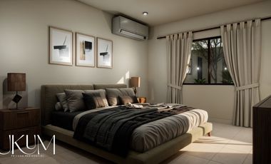 Residencias de 1 planta con alberca, en privada Ukum al norte de Merida, Yucatan