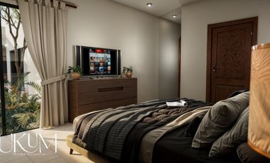 Residencias de 1 planta con alberca, en privada Ukum al norte de Merida, Yucatan