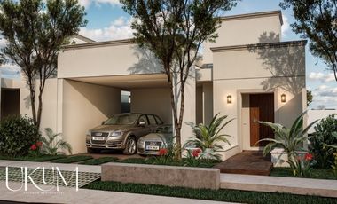 Residencias de 1 planta con alberca, en privada Ukum al norte de Merida, Yucatan