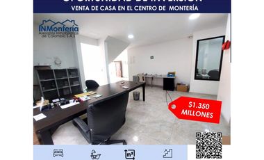 OPORTUNIDAD DE INVERSIÓN VENTA DE CASA EN EL CENTRO DE MONTERIA 