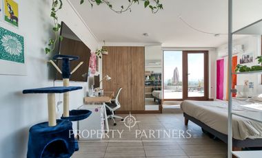 Departamento amplio con espectacular azotea de uso exclusivo !!