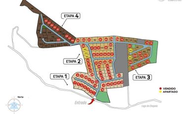 Terreno en Venta en Santa Mónica Campestre, Chapala Jalisco Lote 46