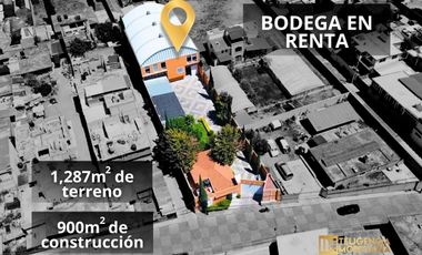 BODEGA COMERCIAL EN RENTA UBICADA EN SAN DIEGO TEXCOCO