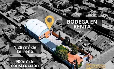 BODEGA COMERCIAL EN RENTA UBICADA EN SAN DIEGO TEXCOCO