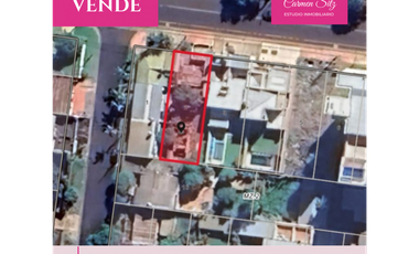 Terreno con casa a demoler y un monoambiente a nuevo.