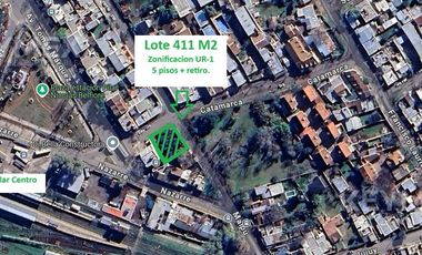 Terreno Lote para desarrollo UR1 en  Pilar Centro zona plaza y estación