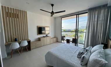 Apartamento tipo suite amoblado