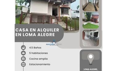 Casa en alquiler | Loma Alegre