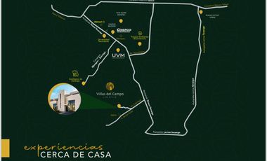 CASA EN VENTA VILLAS DEL CAMPO MOD. CORCEGA