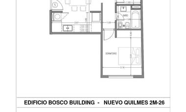 Venta Departamento 3 ambientes con balcón y cochera en Nuevo Quilmes Externo -  Bernal