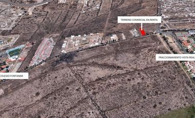 Terreno en Renta Fraccionamiento Vista Real Querétaro