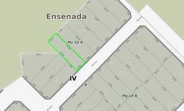 Terreno en Venta - 255 mts2 - Ensenada, Buenos Aires