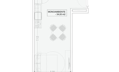 Departamento dos ambientes a la venta en el centro de Avellaneda
