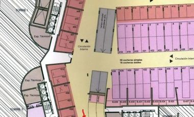 VENTA Cochera doble en complejo Torres H. Av Pueyrredón 724
