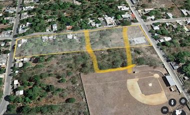 TERRENO DE OPORTUNIDAD EN VENTA DE 3,640 M2, TAHMEK, YUCATÁN. MÉRIDA