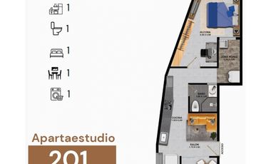 Apartaestudio en venta, Marinilla