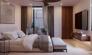 Townhouses de lujo de 3 Recamaras en Temozón Norte. 