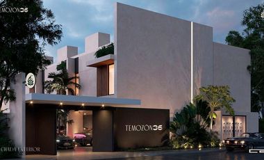 Townhouses de lujo de 3 Recamaras en Temozón Norte. 