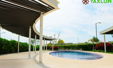 Lote de  metros en venta dentro de privada Yaxlum