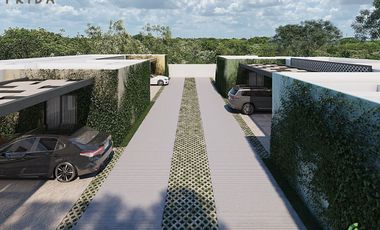 Casita de un piso dentro de privada