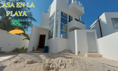 Casa frente al mar en Santa Clara, Yucatán
