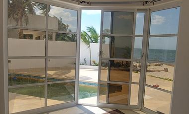 Casa frente al mar en Santa Clara, Yucatán