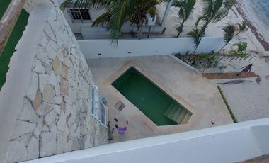 Casa frente al mar en Santa Clara, Yucatán