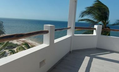 Casa frente al mar en Santa Clara, Yucatán
