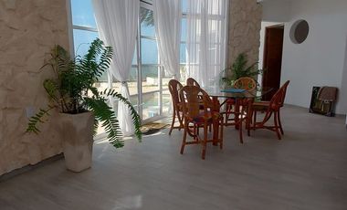 Casa frente al mar en Santa Clara, Yucatán