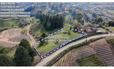 Lotes 3 minutos de la autopista Med/bog en marinilla ESCRITURAS 100%