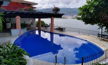 ACAPULCO TRADICIONAL VILLA EN VENTA VISTA Y ACCESO AL MAR