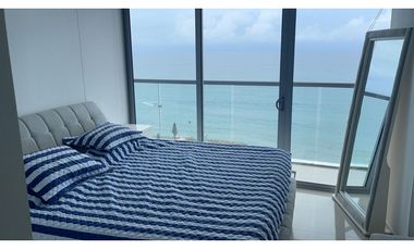 Apartamento Bocagrande vista al mar y centro amurallado