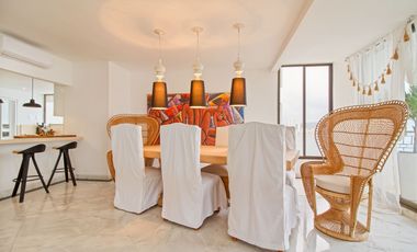 Apartamento Bocagrande sobre la bahia