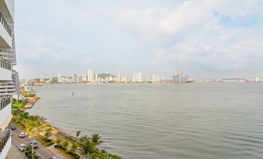 Apartamento Bocagrande sobre la bahia