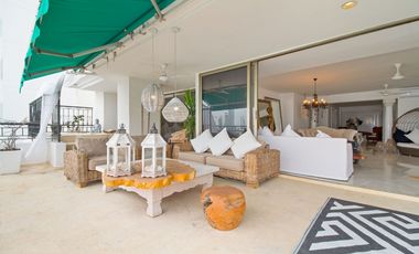 Apartamento Bocagrande sobre la bahia