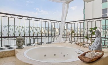 Apartamento Bocagrande sobre la bahia