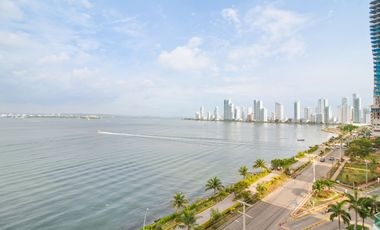 Apartamento Bocagrande sobre la bahia