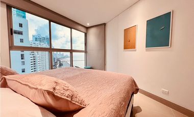 Apartamento Bocagrande vista al mar y centro amurallado