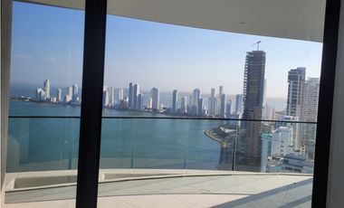 Apartamento Bocagrande sobre la bahia