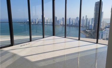 Apartamento Bocagrande sobre la bahia