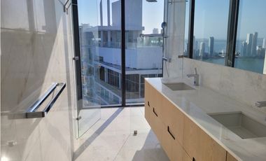Apartamento Bocagrande sobre la bahia