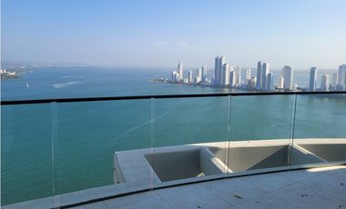 Apartamento Bocagrande sobre la bahia