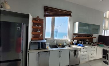 Apartamento Bocagrande sobre la bahia
