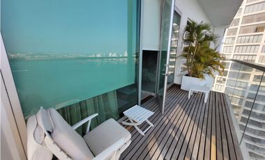 Apartamento Bocagrande sobre la bahia